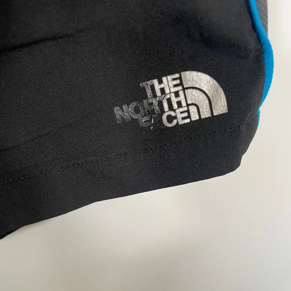 The North Face Running Shorts Mens Medium Black Gray Pockets Drawstring